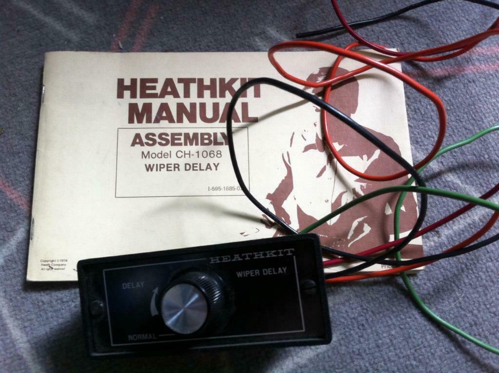 HEATHKIT CH-1068 WIPER DELAY en 2 AERAMIC Ruitenwissers 1 OE, Enlèvement, Utilisé