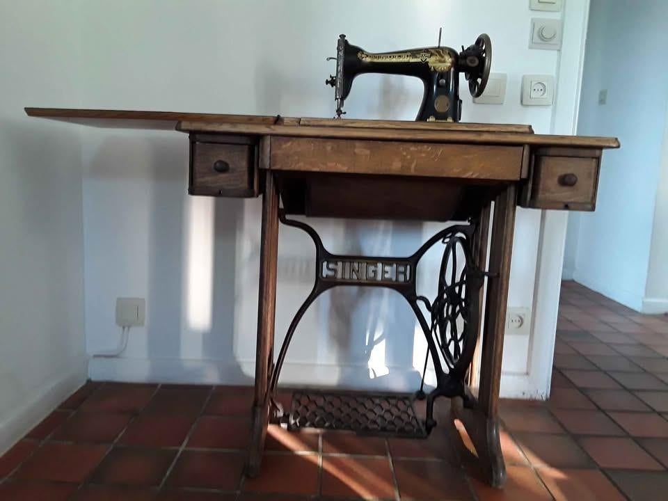 Machine à coudre SINGER numérotée, Enlèvement