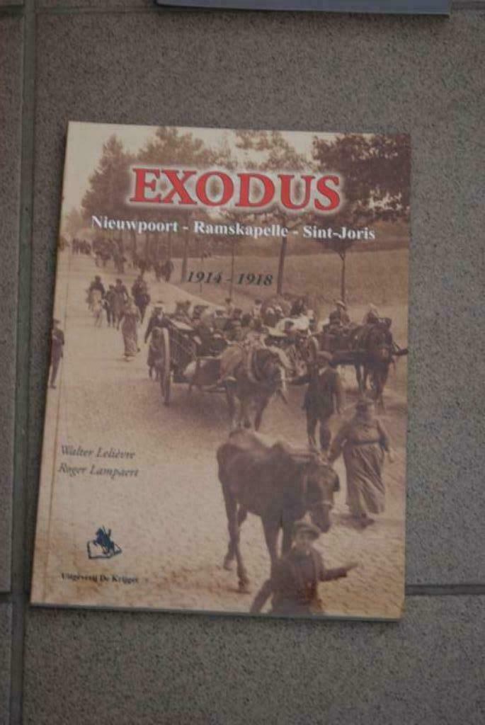Exodus 1914-1918 nieuwpoort, Ramskapelle, Sint-Joris lampaer, Ophalen of Verzenden, Nieuw