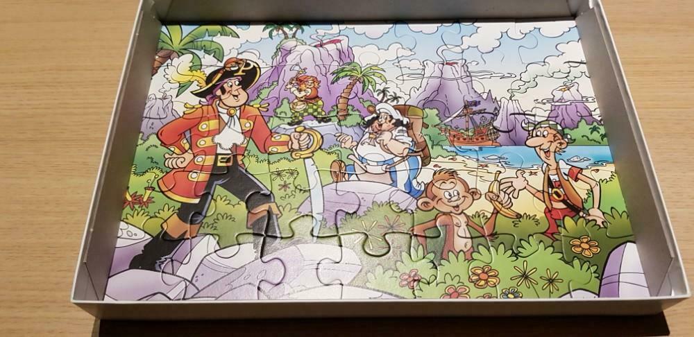 Puzzel Piet Piraat - 35 stuks, Ophalen, Zo goed als nieuw, 4 tot 6 jaar