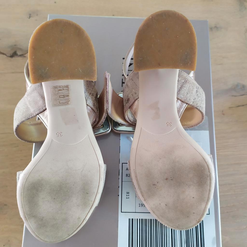Sandales Andrea Catini 35 Kiss Cannella TBE, Vêtements | Femmes, Enlèvement ou Envoi, ANDREA CATINI, Beige, Chaussures à haut talons