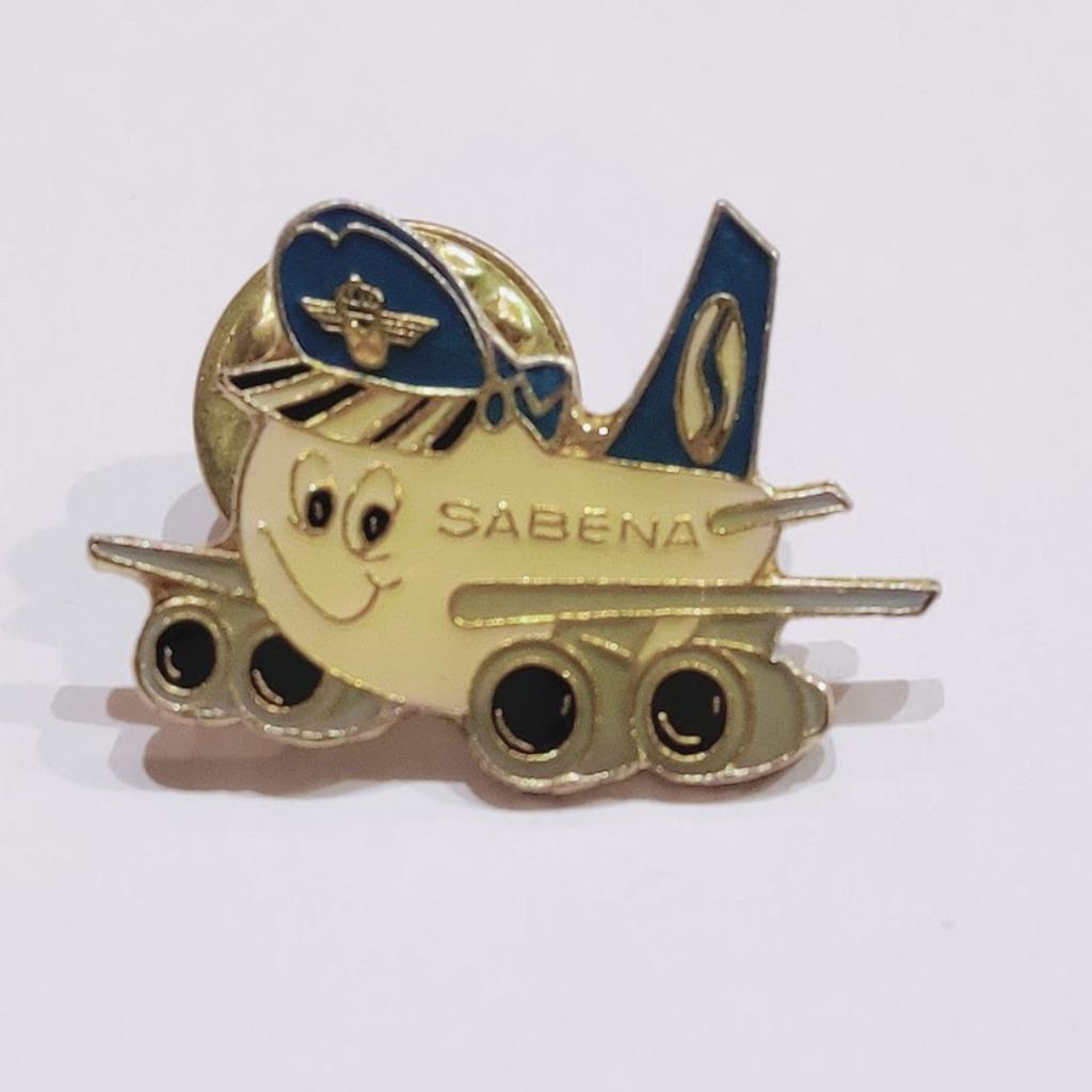 75e anniversaire de Sabena Bruxelles. Épinglette 2,5 x 2 cm, Enlèvement ou Envoi