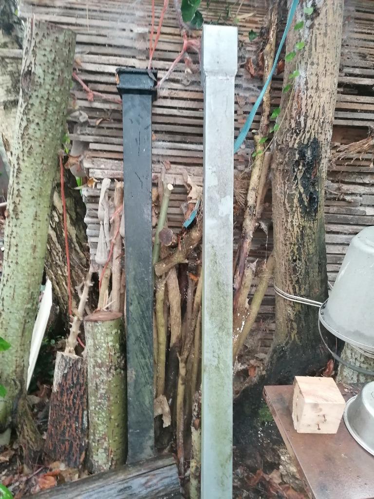 Gietijzeren vierkante stampijp en bijbehorende zinken afvoer, Doe-het-zelf en Bouw, Buizen en Afvoer, Ophalen, Afvoer, Minder dan 20 mm