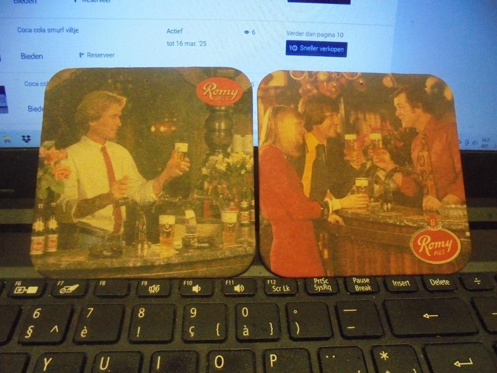 Romy Pils, Verzamelen, Biermerken, Ophalen of Verzenden, Zo goed als nieuw, Viltje(s)