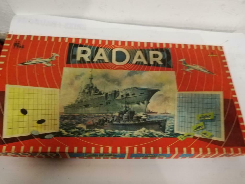 Retro speelgoed set: het radar spel van Mulder, Hobby en Vrije tijd, Gezelschapsspellen | Bordspellen, Gebruikt, Een of twee spelers
