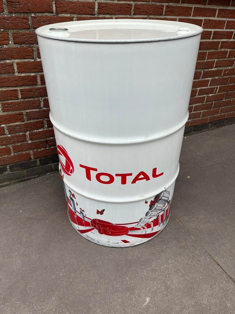 Fut huile moteur total 208l vide texaco shell valvoline, Enlèvement, Utilisé, Emballage
