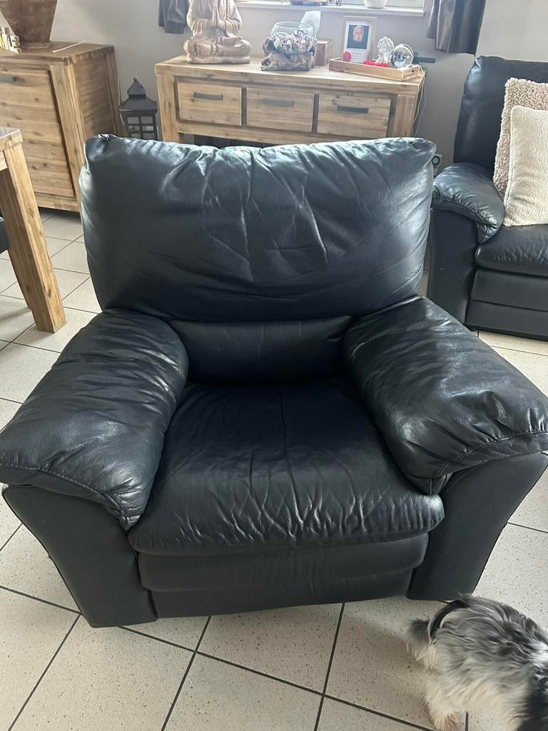 Fauteuil Relax, 75 à 100 cm, Klassiel donker blauw, Enlèvement, Utilisé