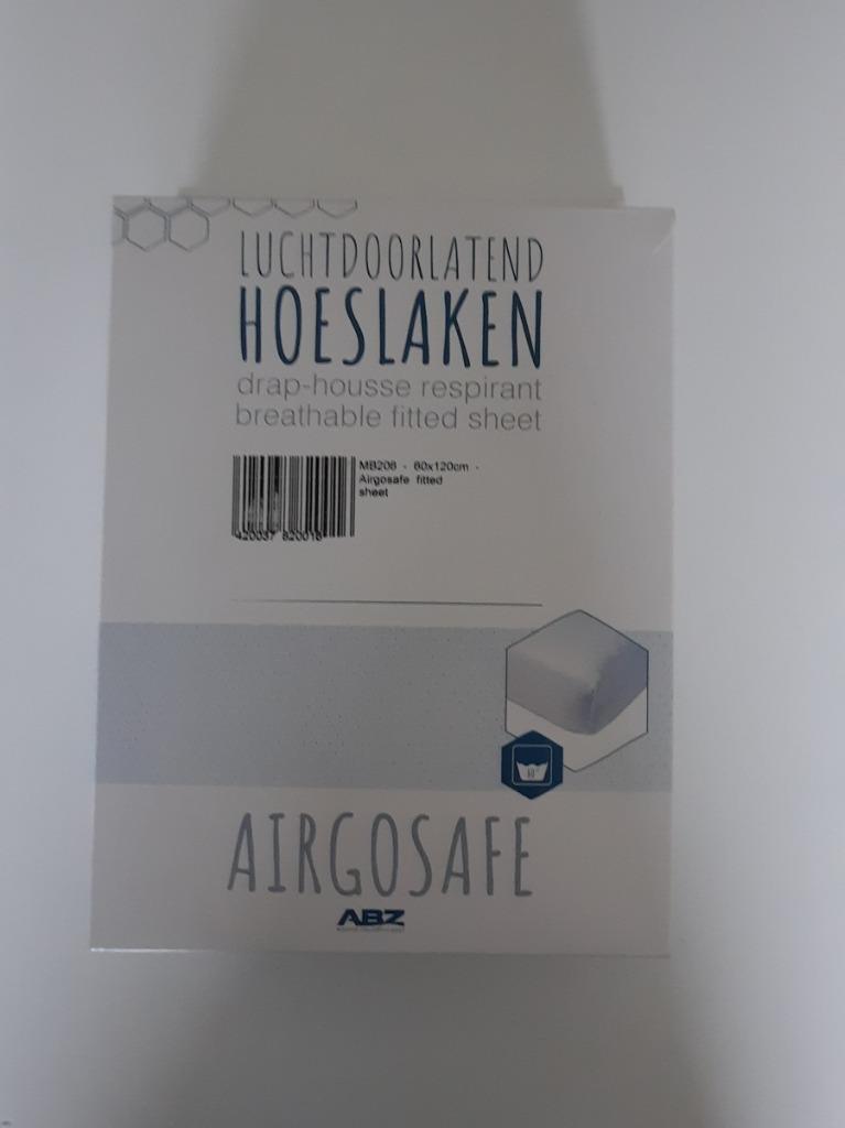 Hoeslaken luchtdoorlatend airgosafe ABZ - 60x120cm, Enlèvement, Comme neuf, Lit
