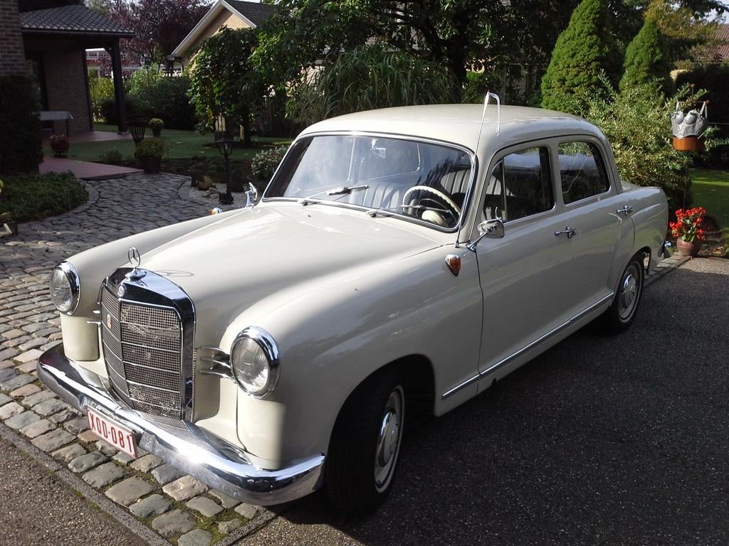 Mercedes ponton, Autos, Cuir, Achat, 4 portes, Boîte manuelle
