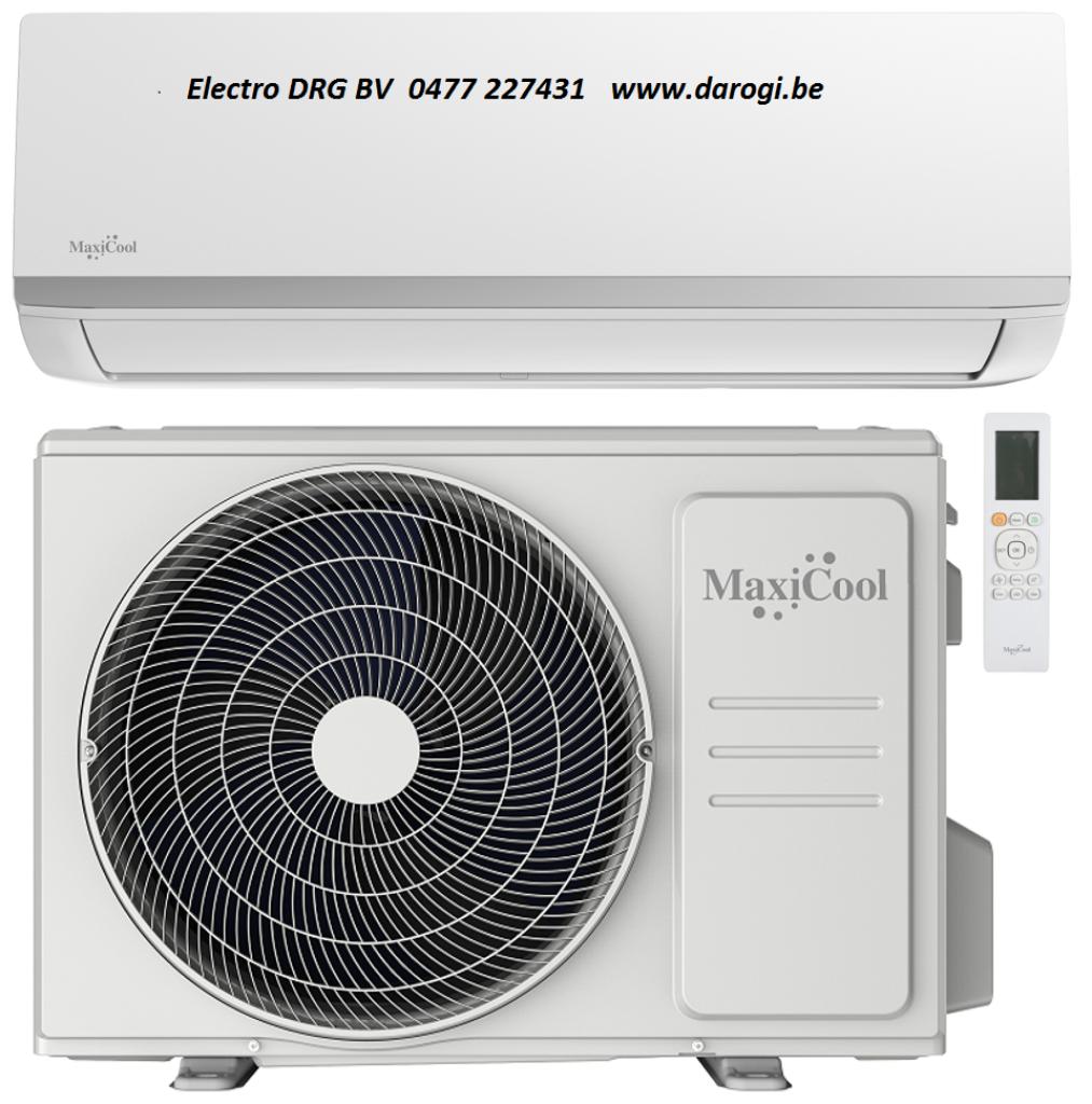 Airco Maxicool IMD INF - HDI  - Inverter Set ( A++, Elektronische apparatuur, Airco's, Koelen en Ontvochtigen, Timer, Nieuw, 3 snelheden of meer