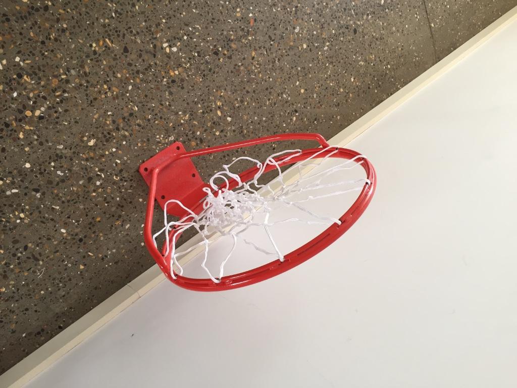 basketbalring, Enlèvement, Neuf, Anneau, Panneau ou Poteau
