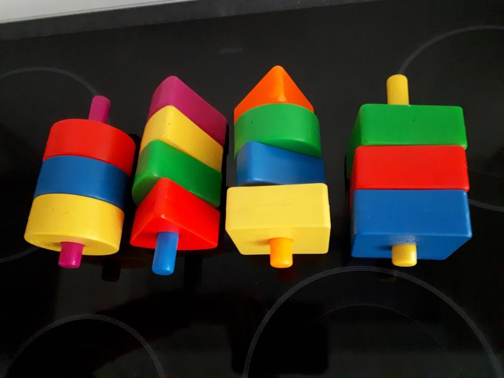 Vintage Fisher Price creatieve blokken, Ophalen of Verzenden, Zo goed als nieuw