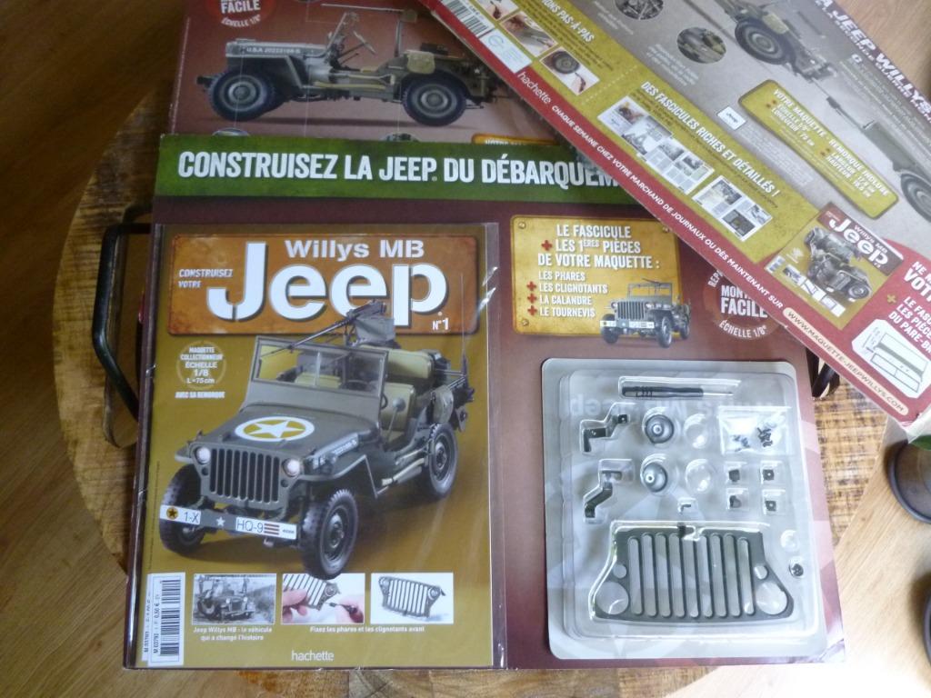 WILLYS Jeep MB 1945 Big Scale 1/8 METAL Kit +Doc N1 +N2 NEUF, Hobby en Vrije tijd, Ophalen, Nieuw, 1:5 t/m 1:8, Auto