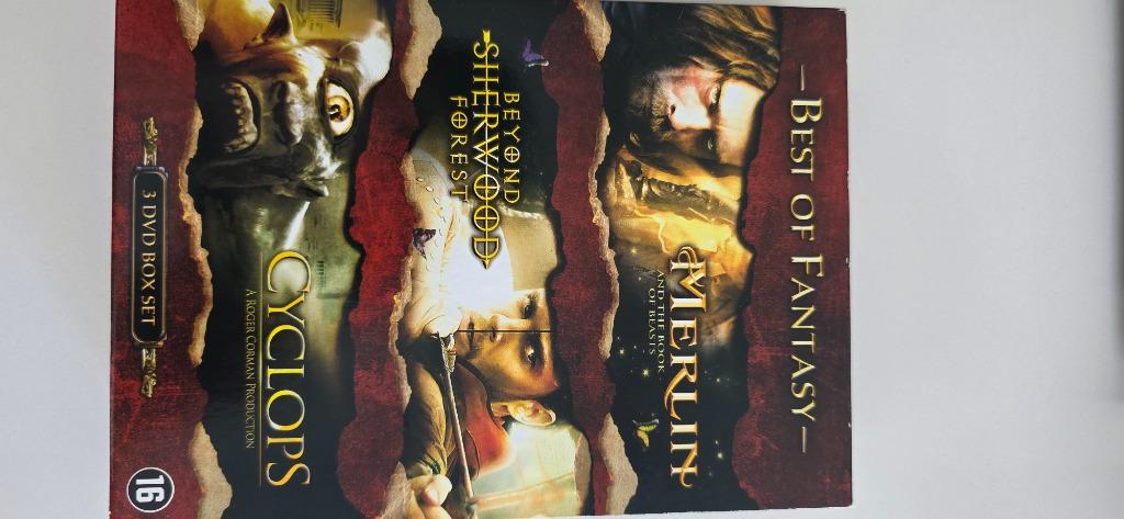 3 DVD fantasy boxset, Cd's en Dvd's, Dvd's | Science Fiction en Fantasy, Zo goed als nieuw, Fantasy, Ophalen of Verzenden