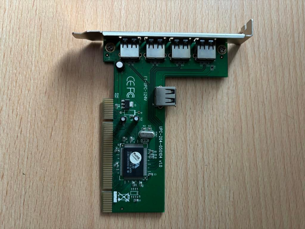 Carte usb 4 externe et 1 interne PCI, Informatique & Logiciels, Enlèvement ou Envoi, Comme neuf