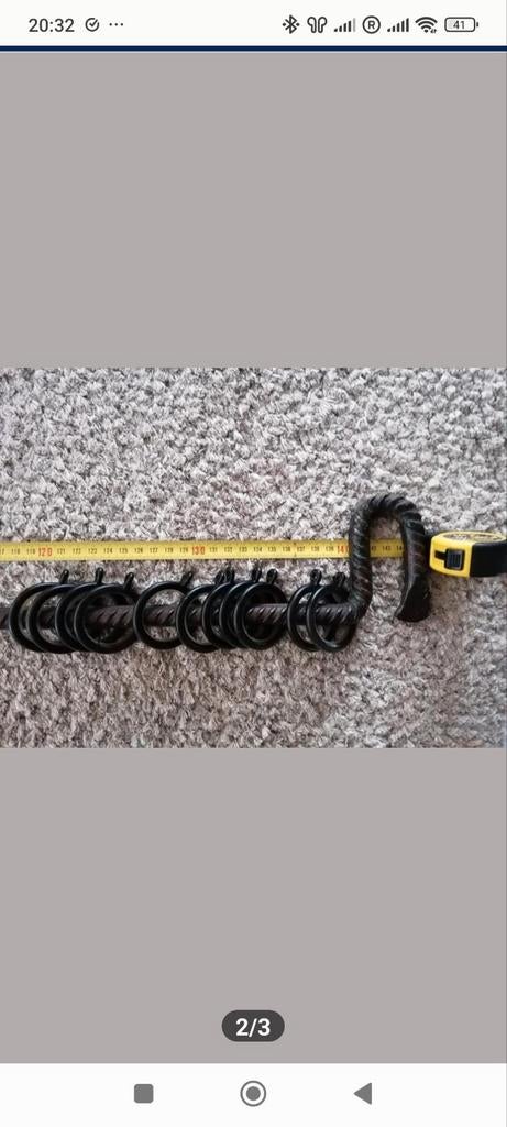 Suspension pour rideaux, Enlèvement
