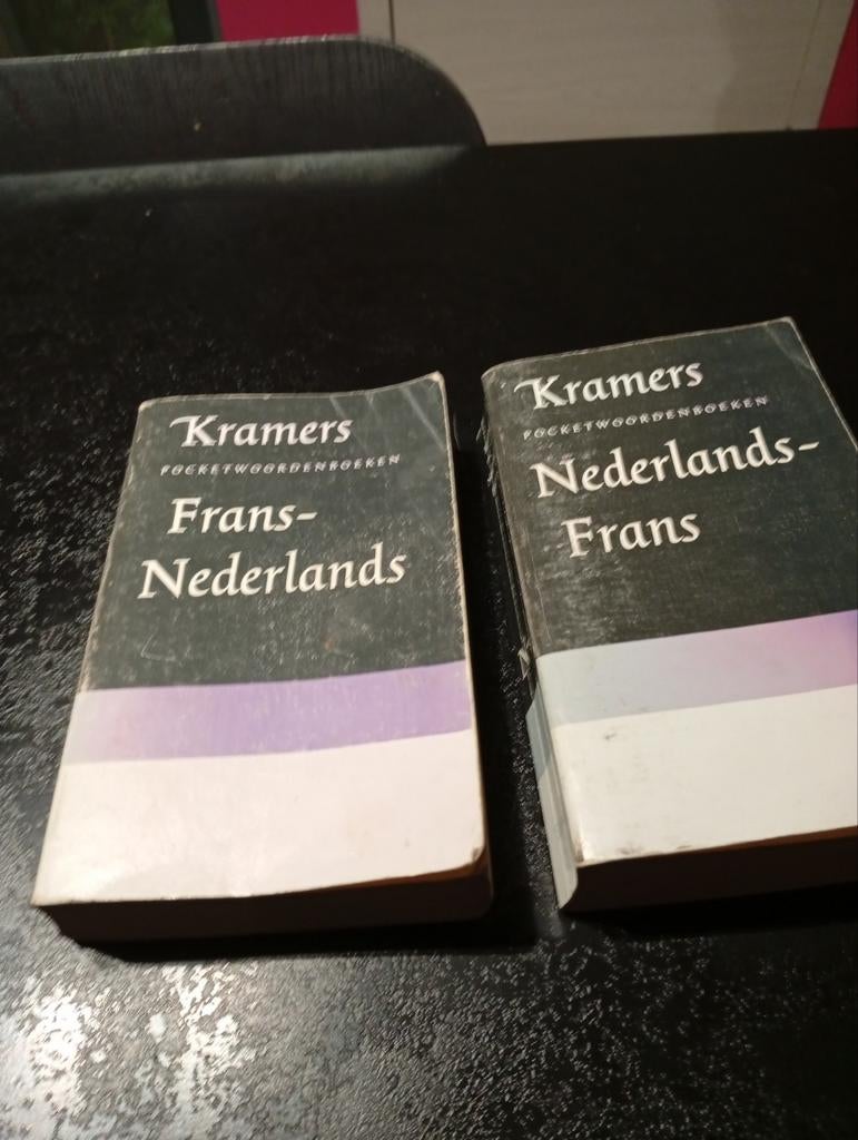 2 Woordenboek Nederlands-Frans, Boeken, Woordenboeken, Ophalen of Verzenden, Kramers, Frans