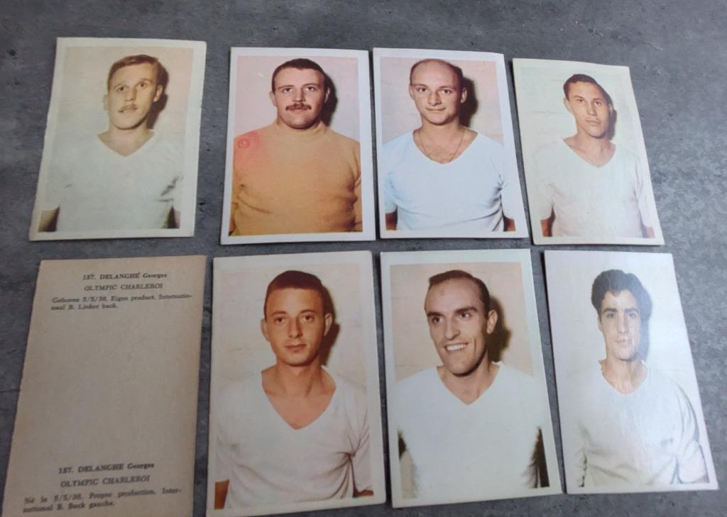 VOETBAL OL.CHARLEROI KAARTEN 8MAPLE LEAF GUM 1962/1963 PREN, Verzenden