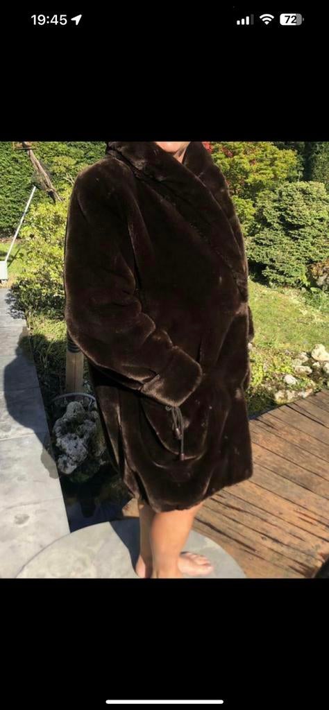 Bruine “knuffel” jas, Vêtements | Femmes, Enlèvement ou Envoi, Comme neuf, Taille 42/44 (L), Brun