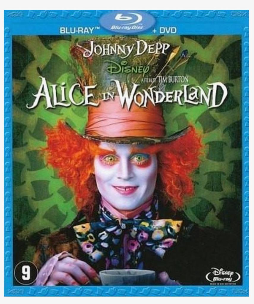 Disney Bluray Alice in Wonderland, Ophalen of Verzenden, Zo goed als nieuw