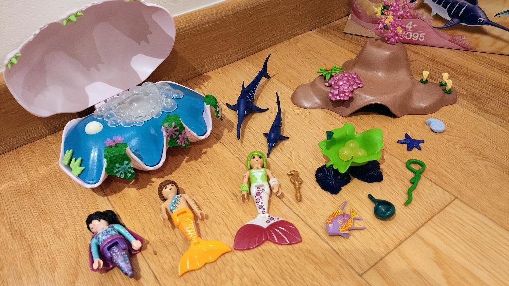 Playmobil 70095 - Coquillage Lumineux et sirènes, Enlèvement, Utilisé, Ensemble complet