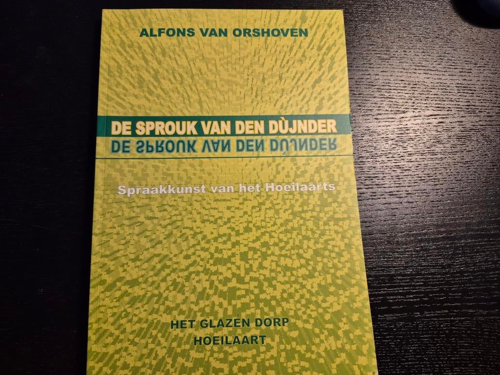 Van Orshoven Alfons, Spraakkunst van het Hoeilaarts, Boeken, Ophalen, Gelezen