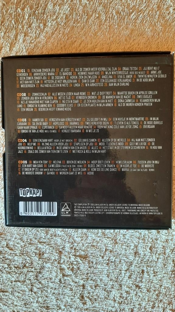 5CD box WILL TURA  100 Hits, Ophalen of Verzenden, Zo goed als nieuw, Pop