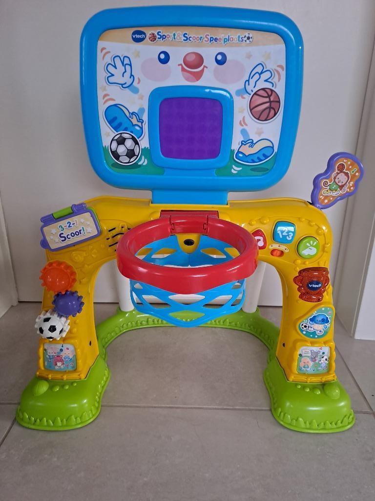 Vtech sport & scoor speelplaats, Kinderen en Baby's, Speelgoed | Vtech, Ophalen, Zo goed als nieuw, 2 tot 4 jaar