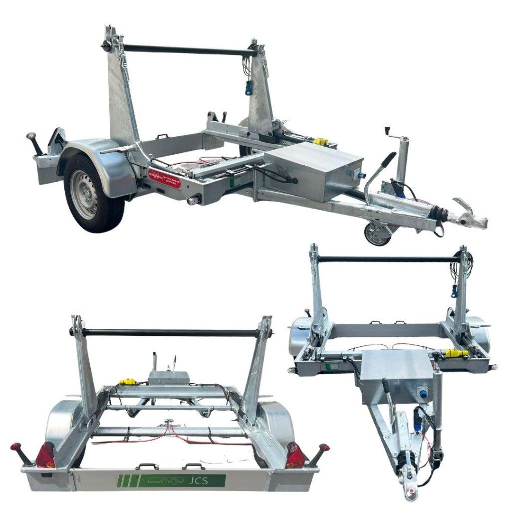 Haspelwagen | Elektrisch Hydraulisch | 1800 kg (Geremd), Zakelijke goederen, Machines en Bouw | Kranen en Graafmachines, Ophalen