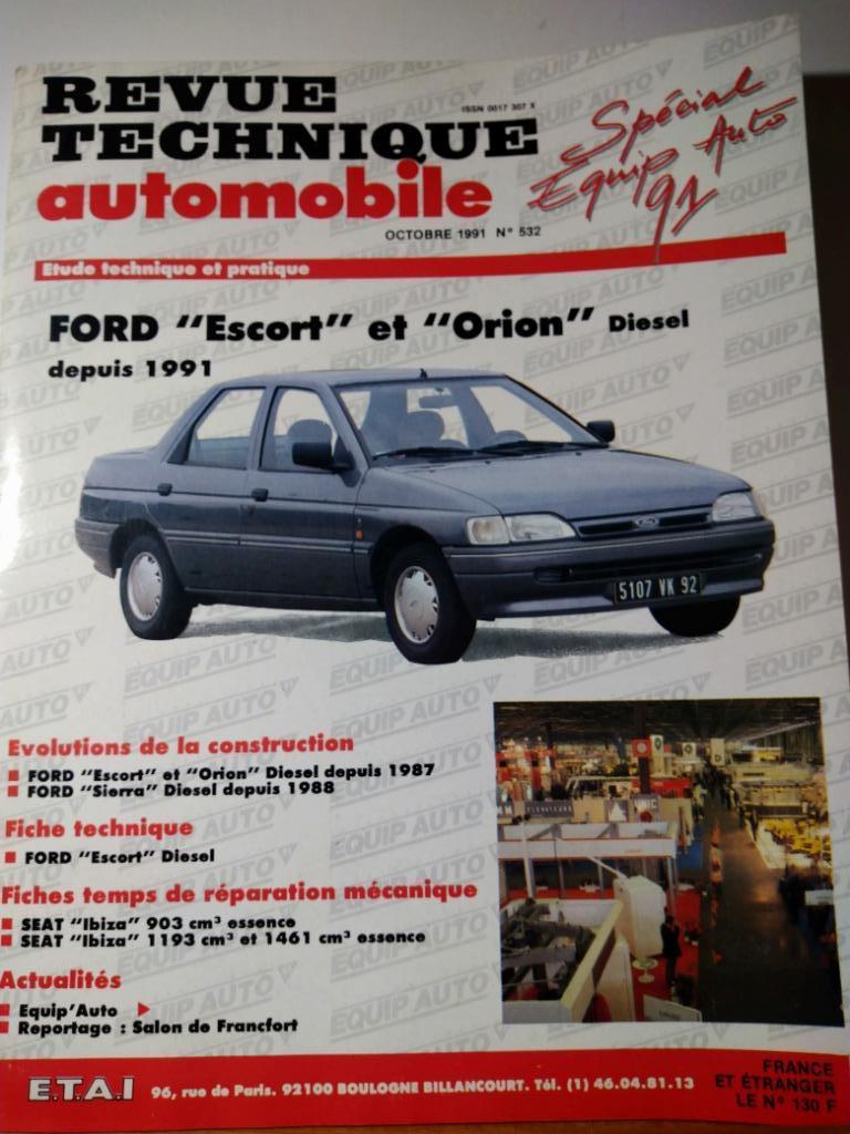 RTA - Ford Escort - Ford Orion - n 532, Envoi