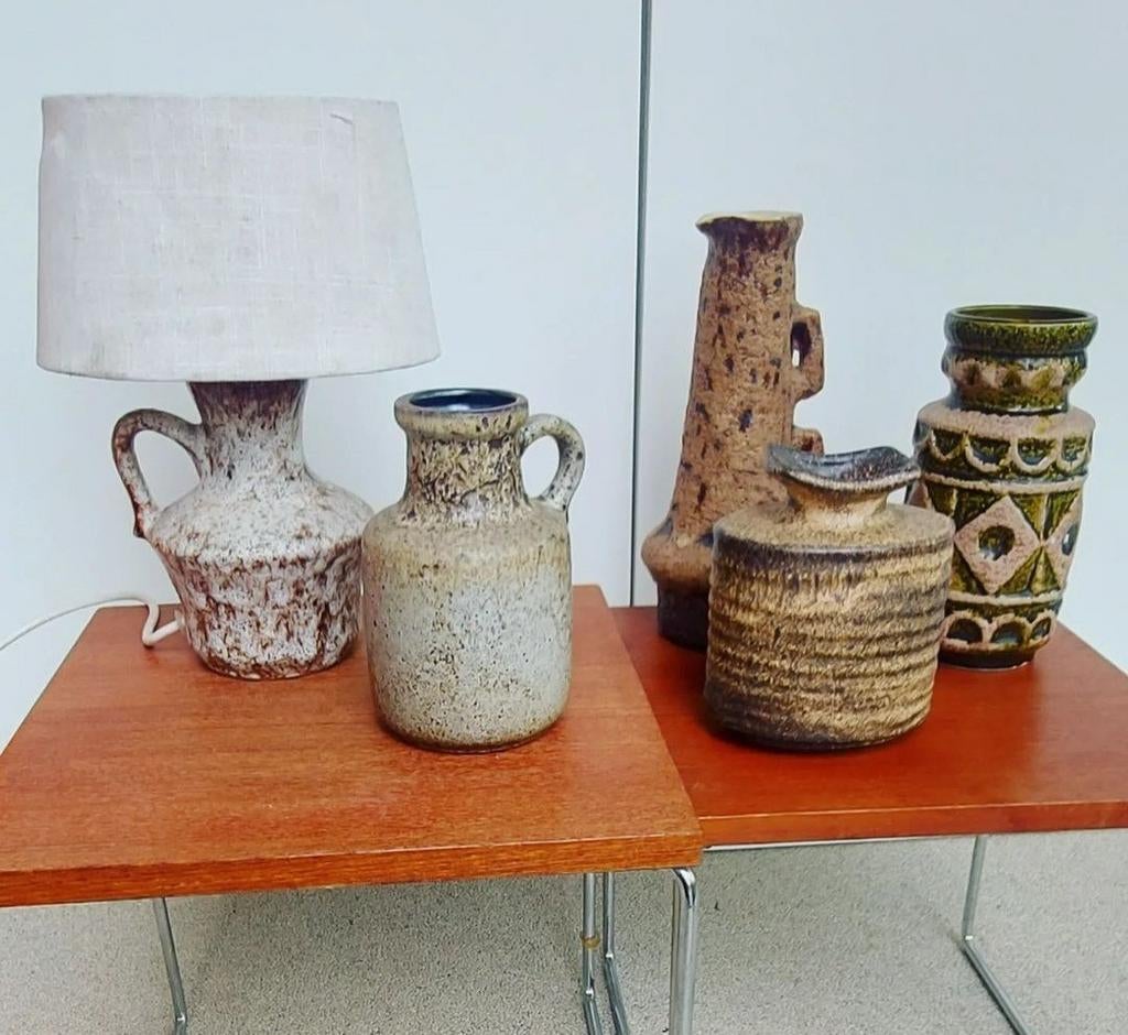 Vaas, kruik, lamp in keramiek, Antiek en Kunst, Ophalen of Verzenden