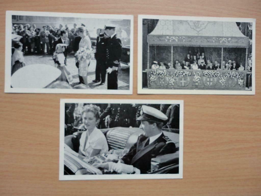 3 fotokaarten van Koning Albert 2 (Prins van Luik) + Paola, Verzamelen, Ophalen of Verzenden, Luik