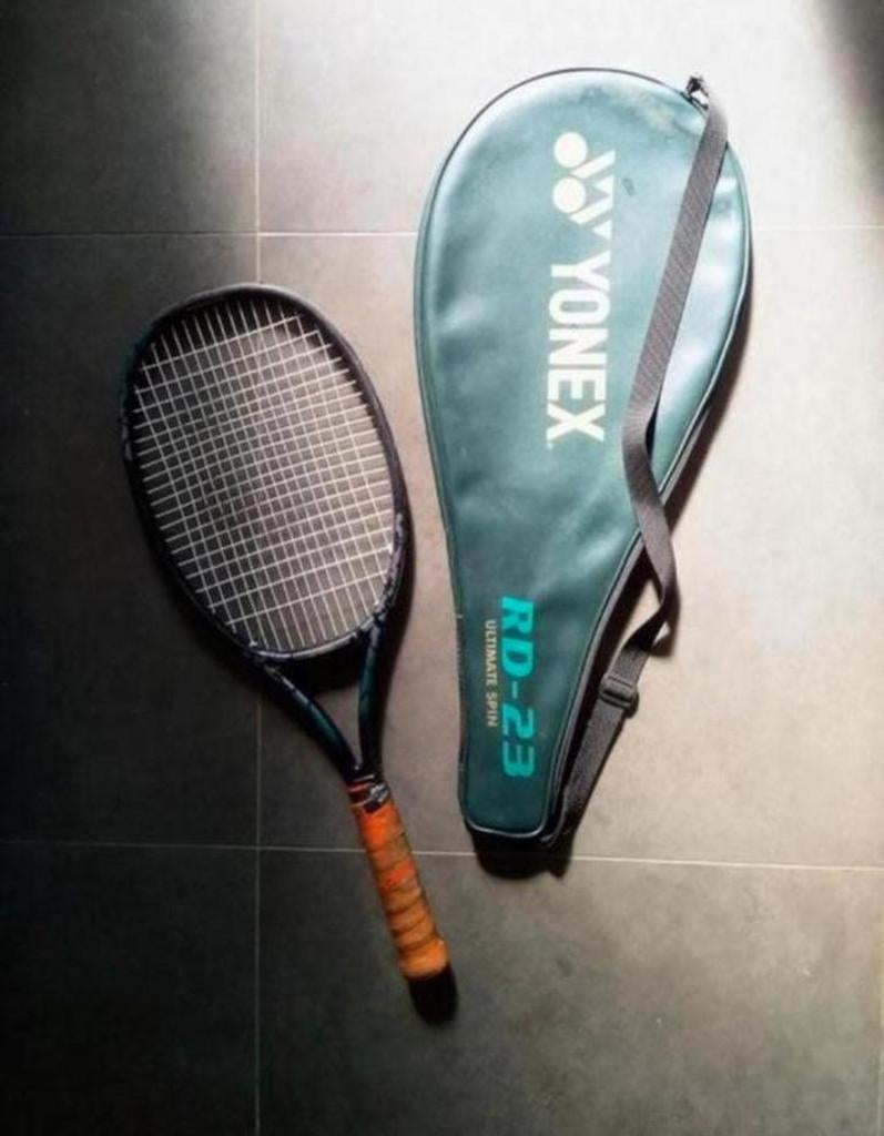 raquette de tennis Yonex + porte-bébé -> 12€, Enlèvement ou Envoi, Utilisé, Raquette