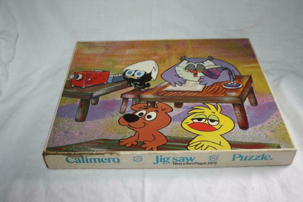 Puzzel Calimero in de originele doos.  De puzzel is intact, Enlèvement ou Envoi, Plus de 50 pièces, Utilisé