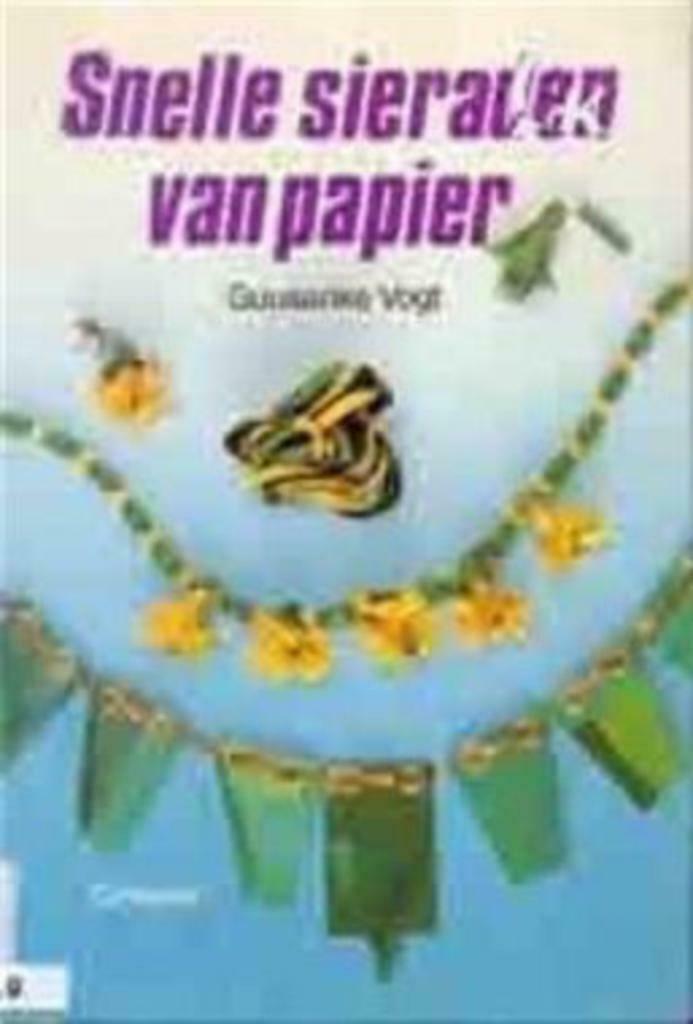Snelle sieraden in papier, Livres, Enlèvement ou Envoi, Utilisé, Fabrication de bijoux