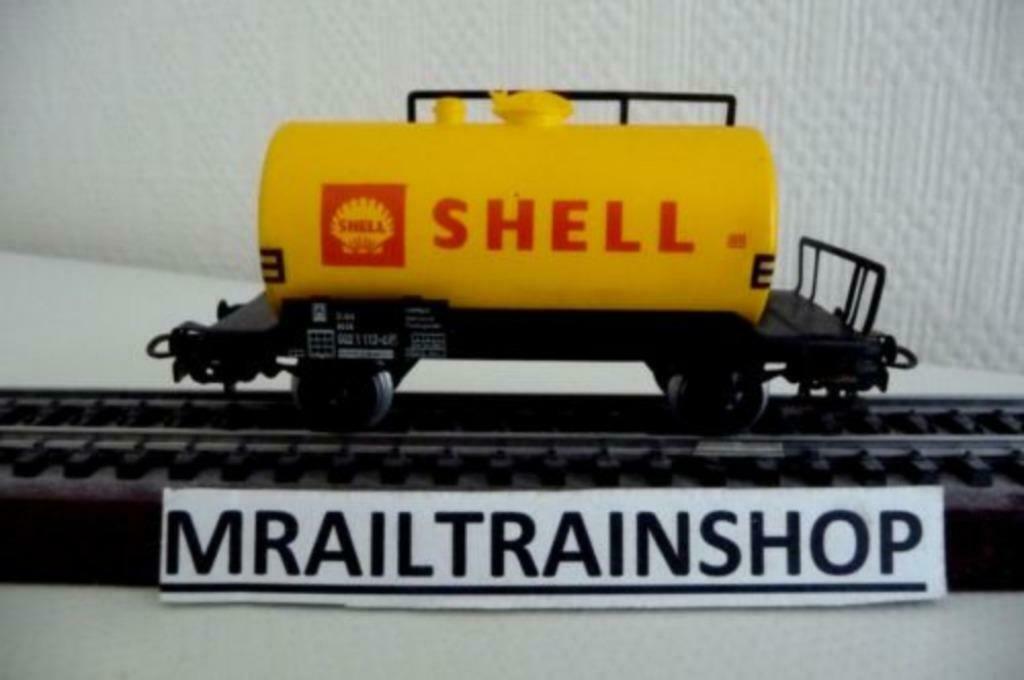 4442 MÄRKLIN HO - Wagon-citerne Shell/Wagon citerne Shell, Enlèvement ou Envoi, Courant alternatif, Wagon, Utilisé