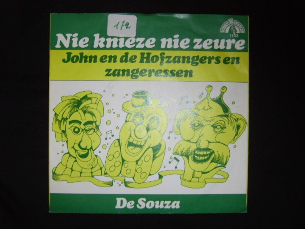 john en de hofzangers en zangeressen nie knieze,nie zeure, Enlèvement ou Envoi, Comme neuf, Chanson réaliste ou Smartlap