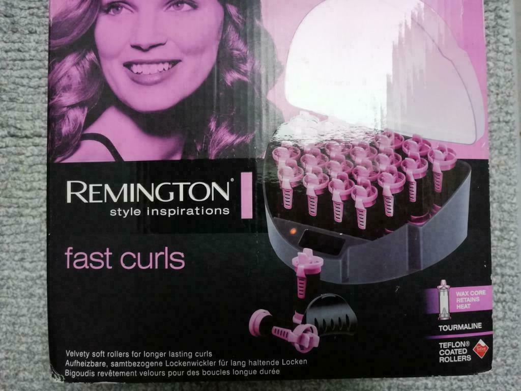 electrische krulspelden remington fast curls heated rollers, Ophalen of Verzenden, Zo goed als nieuw