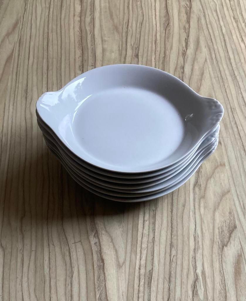 7 visborden , 4 € voor alle 7, Huis en Inrichting, Ophalen, Gebruikt, Porselein, Bord(en)