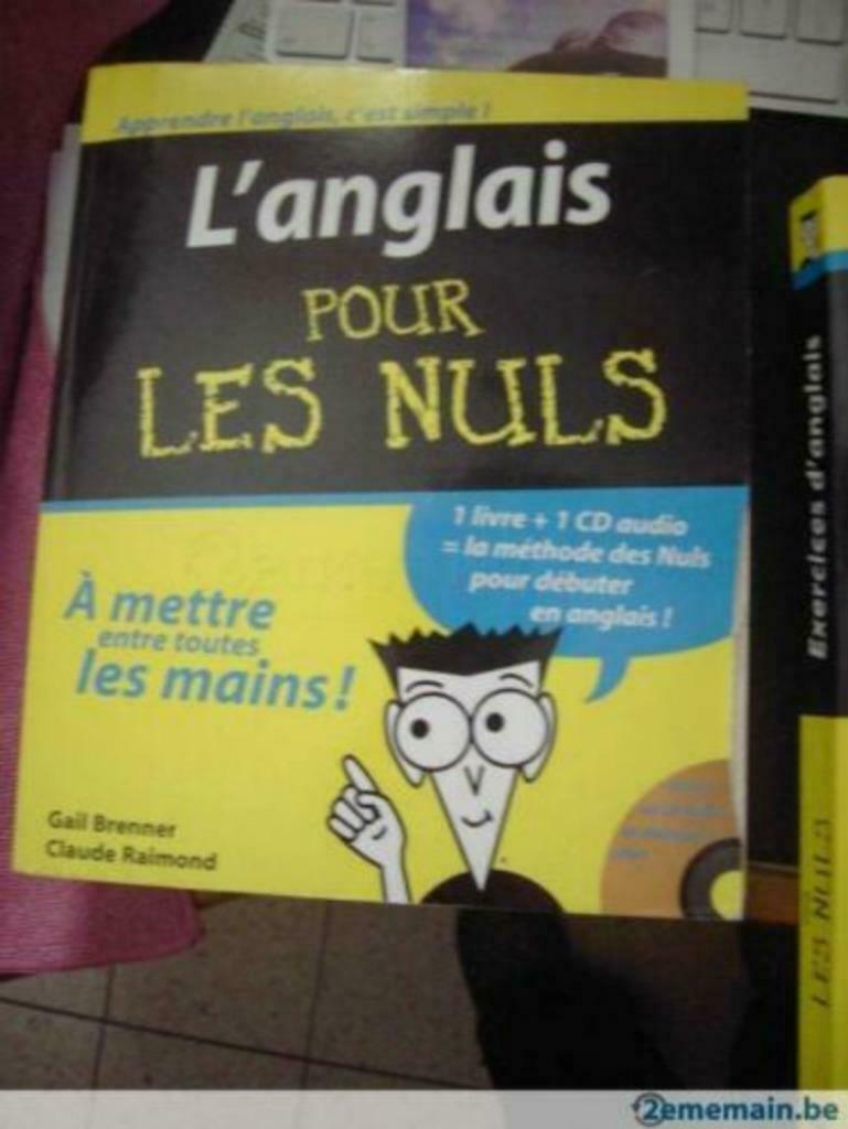 Gros manuel 💷 "L'anglais pour les nuls" avec le CDROM, Livres, Livres d'étude & Cours, Neuf, Ne s'applique pas, Enlèvement