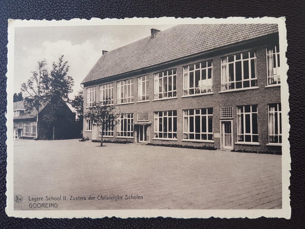 Postkaart Gooreind Zusters Christelijke Scholen Lagere Schoo, Ophalen of Verzenden, 1940 tot 1960, Ongelopen, Antwerpen