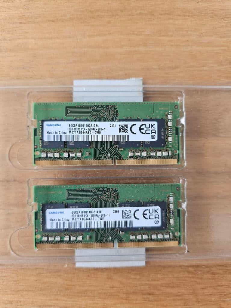 Samsung Sodimm ram 2x 8gb DDR4, Ophalen of Verzenden, DDR4