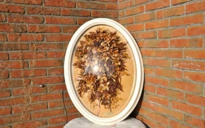 Très grand cadre bombe bouquet de mariage, Maison & Meubles, Accessoires pour la Maison | Décorations murale, Utilisé, Enlèvement ou Envoi