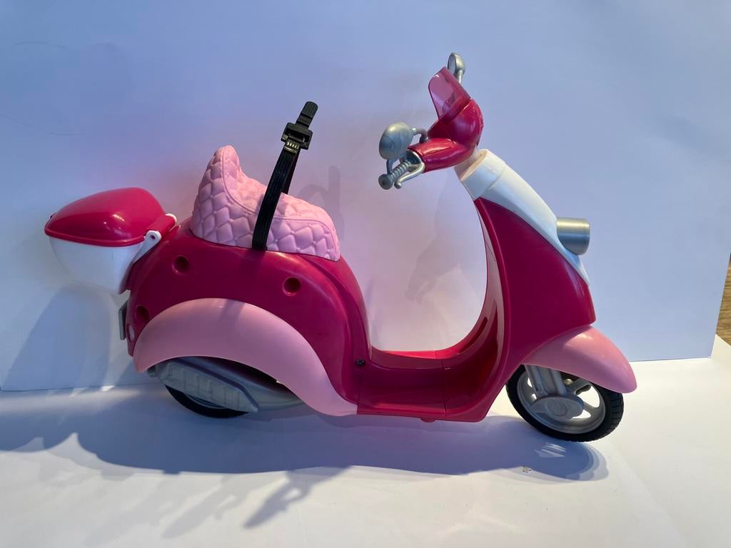 Barbie scooter, Ophalen, Gebruikt