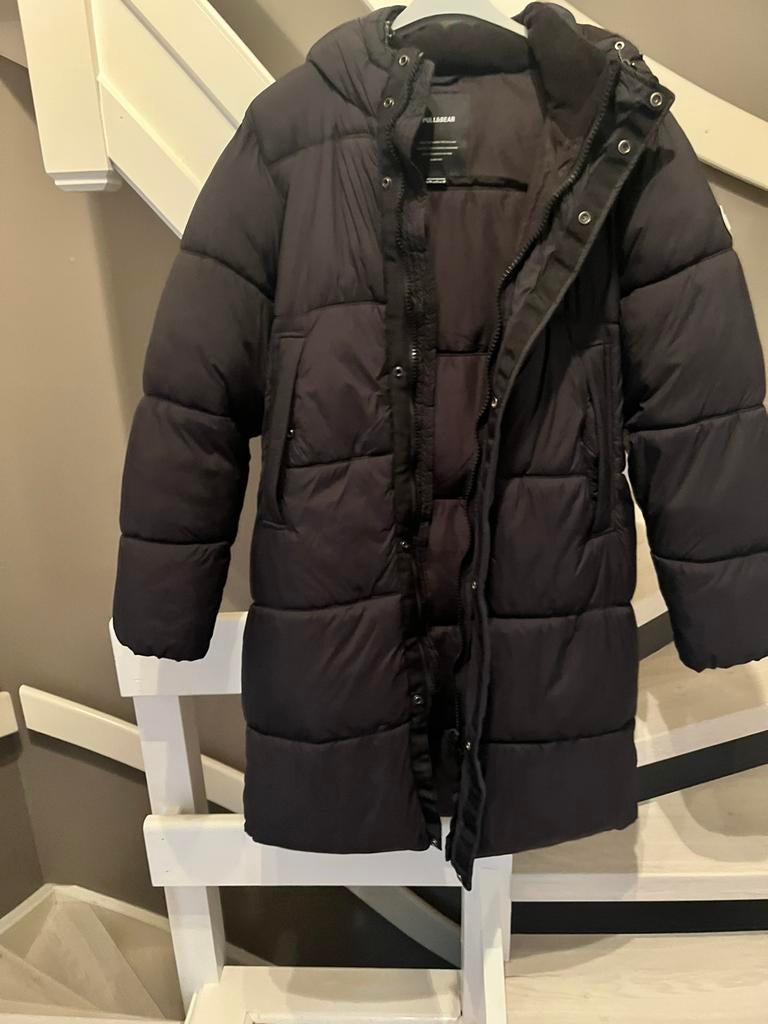 Lange jas pull&bear, Vêtements | Femmes, Vestes | Hiver, Enlèvement, Neuf, Taille 38/40 (M), Noir