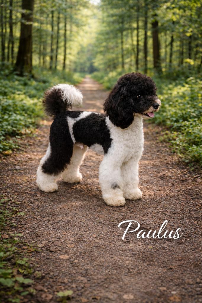 Harlekijn Dwerg poedel dekreu | 32cm | FCI | volledig getest, Maladie de Carré (chiens), 3 à 5 ans, Chien (mâle), Caniche