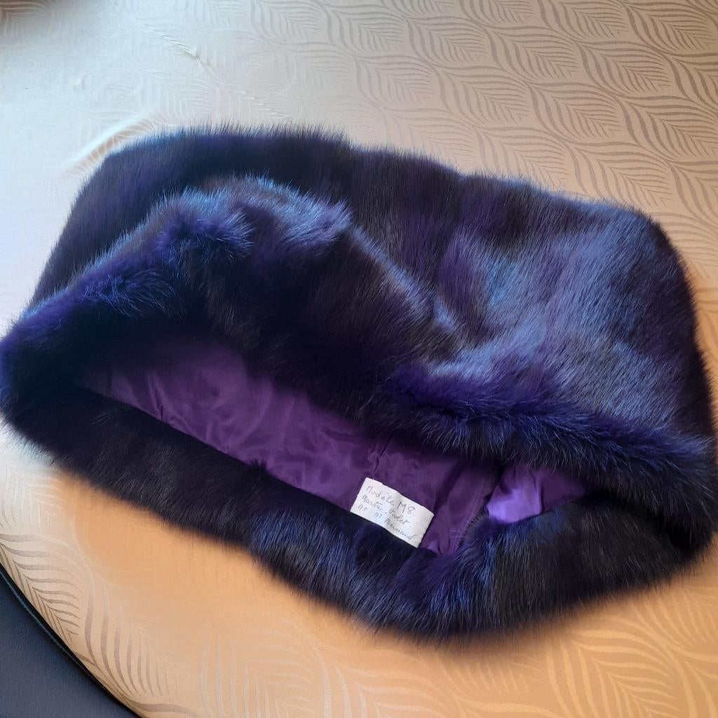 MARTER BONT-STOLA *PAARS/VIOLET* NIEUW*UNIEK STUK*, Kleding | Dames, Trouwkleding en Trouwaccessoires, Ophalen, Paars, Nieuw, Accessoires