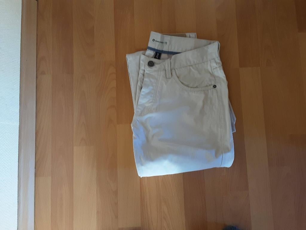 Pantalon jeans. homme beige Taille 31/34, Ophalen, Zo goed als nieuw, Beige, Jbc