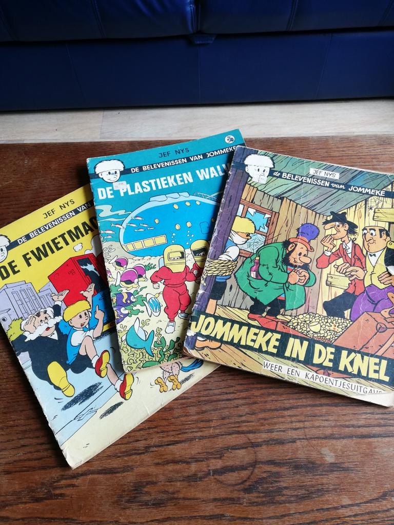 3 strips van Jommeke uit 1972, Boeken, Ophalen of Verzenden, Meerdere stripboeken, Gelezen, Jef Nys