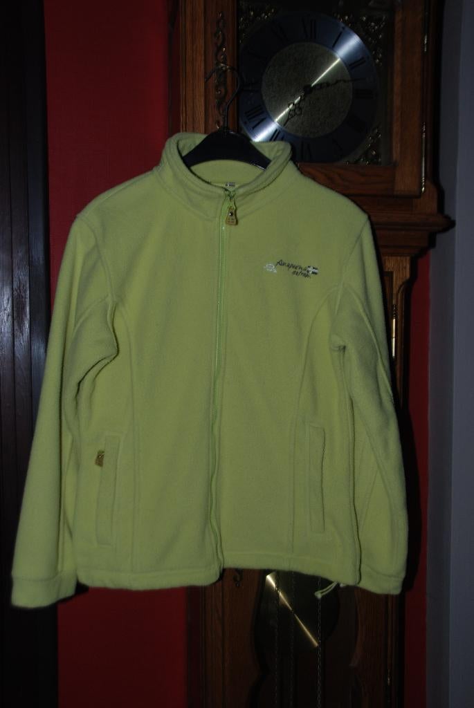 Veste de sport dame"Anapurna"en polar vert vif S comme NEUF, Enlèvement ou Envoi, Taille 36 (S), Comme neuf, Vert